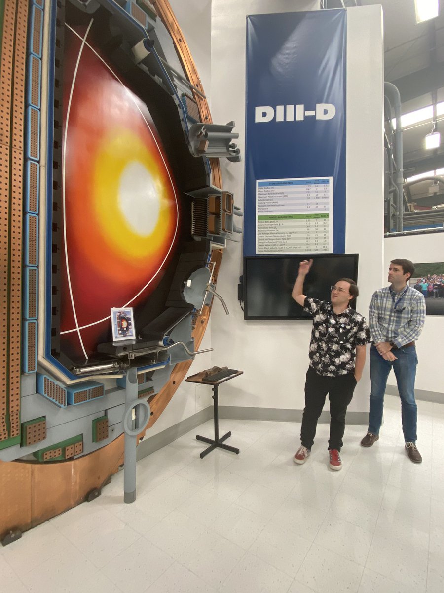 agarriolapdx's tweet photo. Great learning experience touring a fusion reactor in San Diego. Hard to believe that this machine can generate plasma that is 100 million degrees #EinsteinFellows22 #PartnersInScience #PIS2023 #MurdockTrust #STEM https://t.co/h3KZTyyl3U
