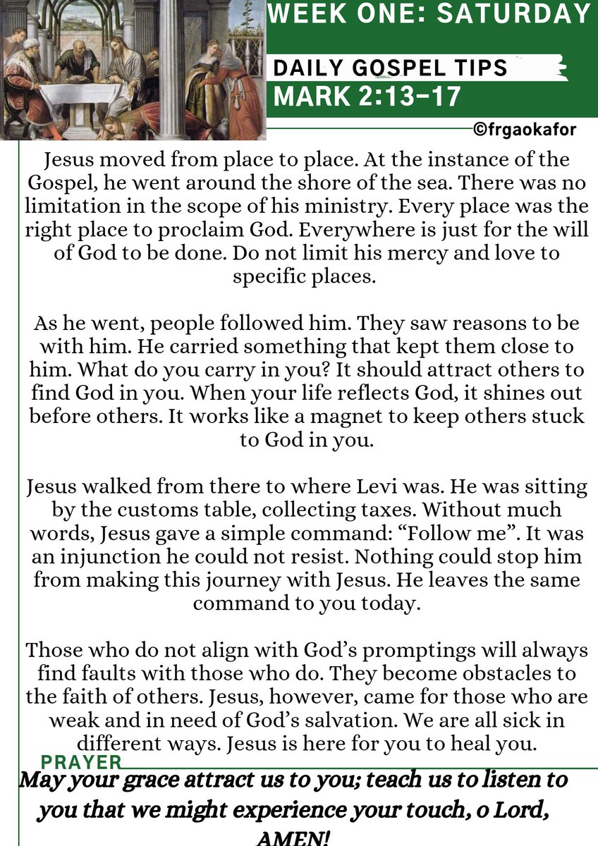 frgaokafor's tweet image. #dailygospeltips #followme #TrueDisciples #happysaturday