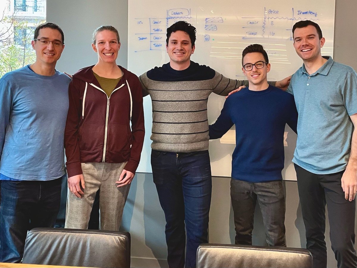 CarsonKahn's tweet photo. SO fortunate to work with this amazing product team 🤩 Almost as excited for 2023 as for the many new faces that will join this photo in the next few months https://t.co/0vwAx6Ckop