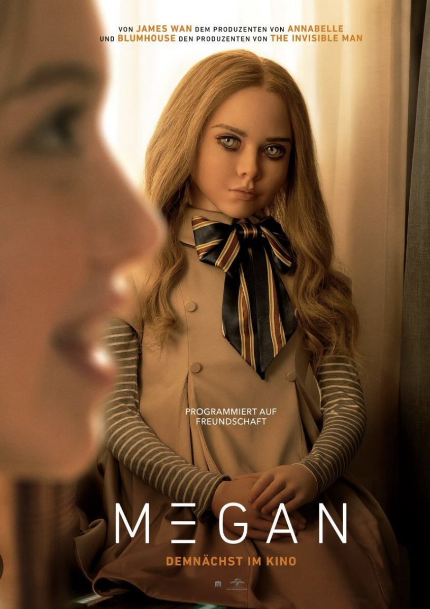 RHLMFCB's tweet photo. Acabo de Salir de Ver Megan y Ha sido Tal y como me he esperaba Realmente una película muy Entretenida 8/10 
#Megan https://t.co/W5QqoaqfiY