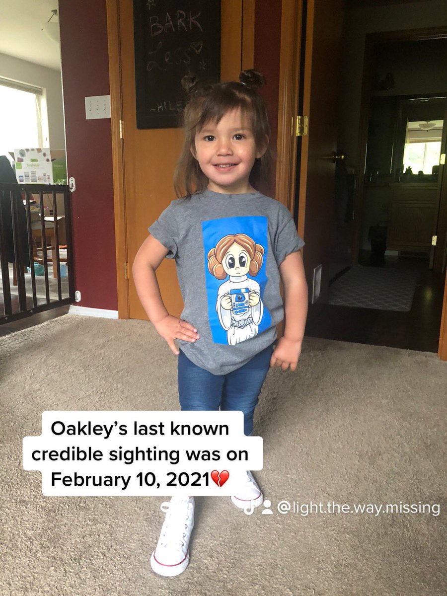 Light The Way on Twitter "OakleyCarlson is still missing. Her bio