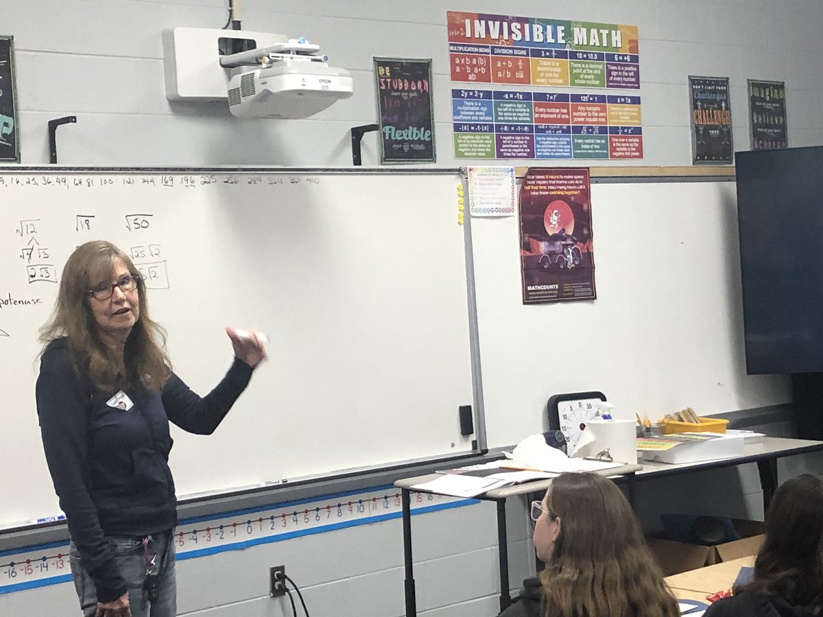 CCDSHirsch's tweet photo. Opening @CountryDay MS Mathcounts Practice! Head Coach Susie Lewis! #teachinglegend https://t.co/ePTPBNzVu2