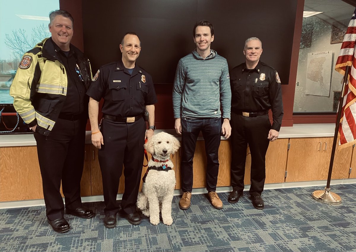 Congressman Kiley stopped by Station 35 today! Assistant Chief Wilson planned a tour of Folsom to see firsthand damage that the storms caused in the community he represents.
