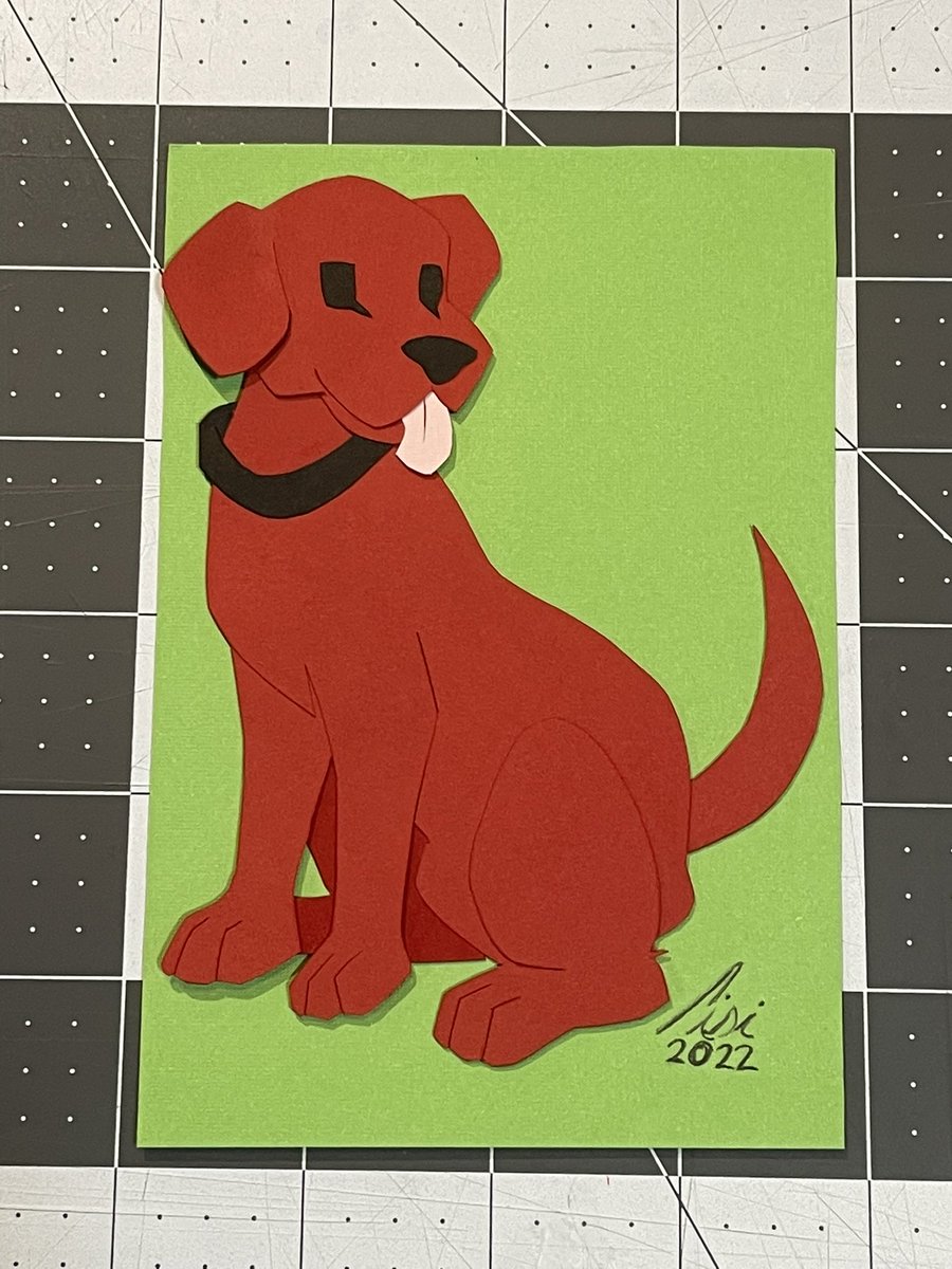 ❤️🐾Clifford the Big Red Dog🐾❤️
#SierraLateace #Clifford #NormanBridwell #PaperArt #Paper #papercutart #childrensbooks #dog #doglover #cliffordthebigreddog #artwork #art #papercutart
#FamousDogs #ArtbySisi