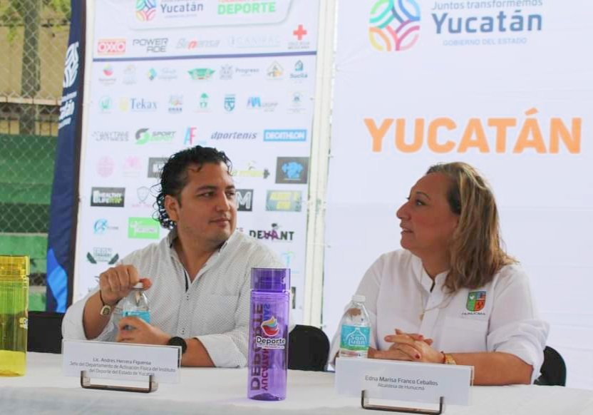 IDEY_oficial's tweet photo. En #Hunucma presentamos el programa "Yucatán por más Deporte", con lo que ya son 16 municipios que se unen a nuestra propuesta. Esta iniciativa que respalda el Gobernador @MauVila reúne gimnasios y restaurantes, entre otros, que se suman en beneficio de la salud de los yucatecos https://t.co/mk6bDCo0yp