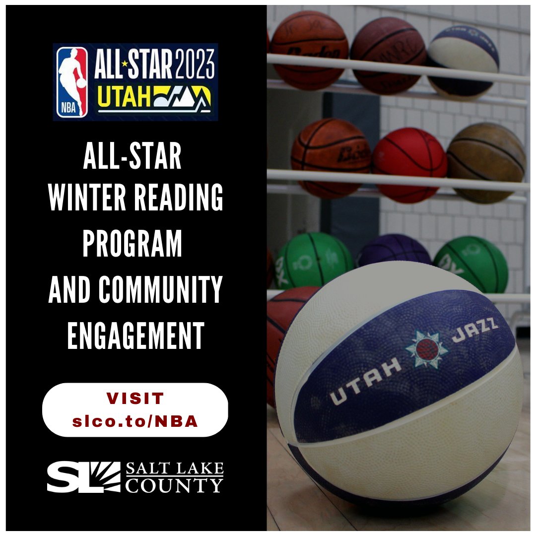 Salt Lake County is bubbling with excitement as we gear up for the #NBAAllStar Experience. There are so many fun ways for #SLCo residents to be part of the action, including opportunities to win tickets to All-Star events! Visit slco.to/NBA to learn more.
