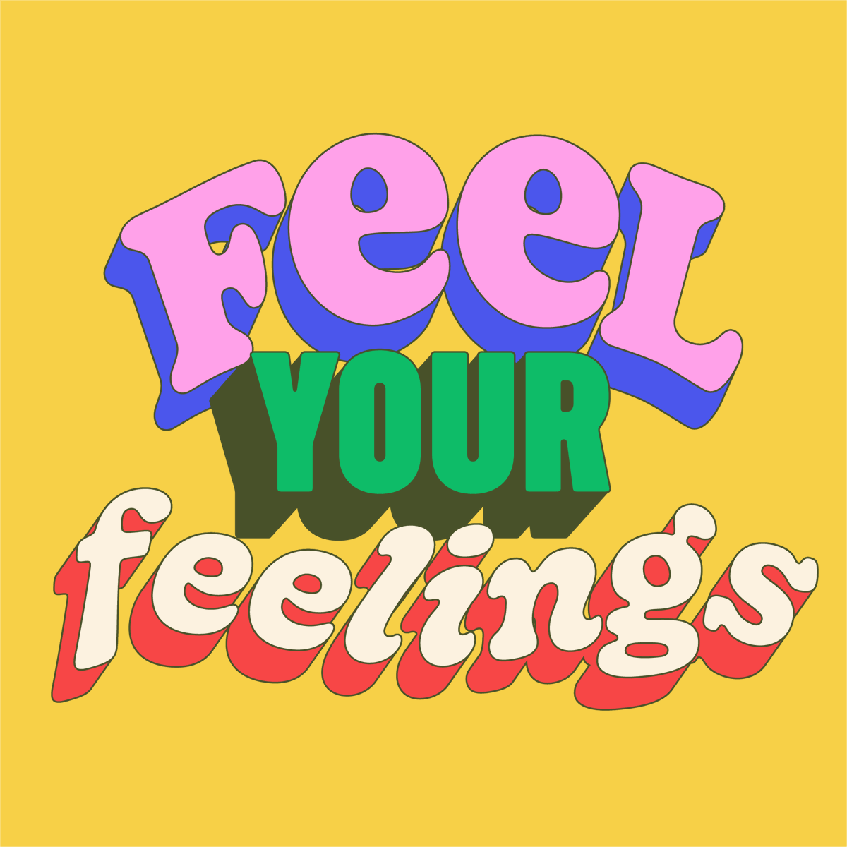 yeshidesigns's tweet image. Feeling every inch of my feelings. #quotedesign