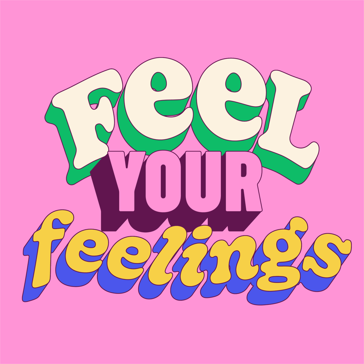 yeshidesigns's tweet image. Feeling every inch of my feelings. #quotedesign