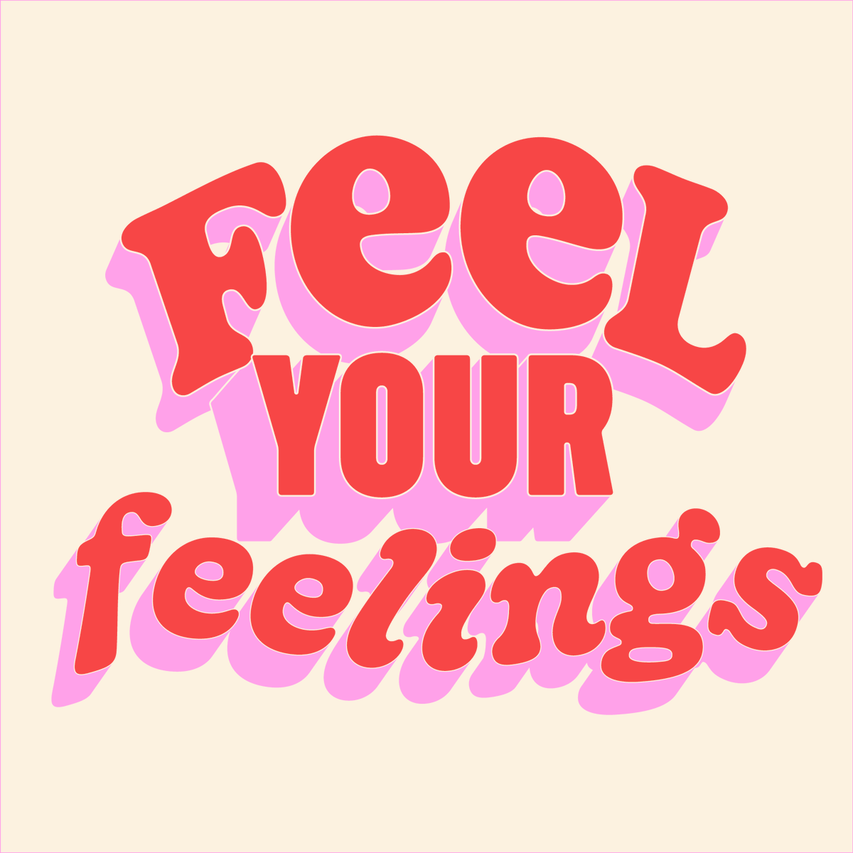 yeshidesigns's tweet image. Feeling every inch of my feelings. #quotedesign