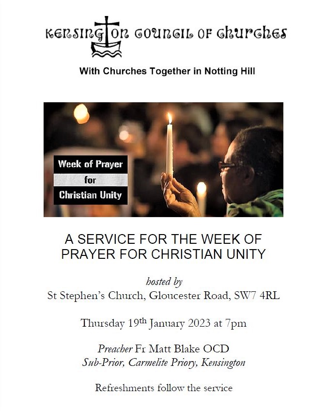 ChrisLFriends's tweet photo. #WPCU23 - #KCC w. #CTiNH Service 7PM THURS 19 JAN hosted by St Stephen's Gloucester Road, SW7 4RL. Preacher: Fr Matt Blake #Carmelite Priory Kensington former KCC Chair. Followed by Refreshments - all Welcome! @ctbi @cte @frphilipbarnes @pusieana @RevJamesBHeard
#wpcuwall https://t.co/NDNQGVyqVN