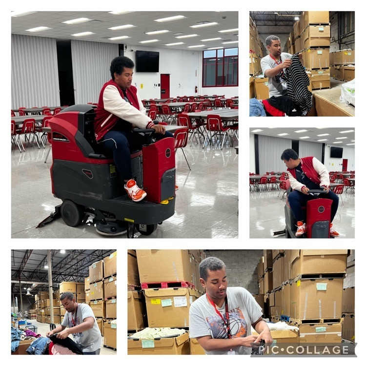 PCHSDragons's tweet image. Student Spotlight: Jeremiah volunteers at Goodwill and at the PCHS Cafeteria! He is learning valuable skills and creating opportunities for his future 👏🏼 #VolunteeringOpensDoors #WorkSkills