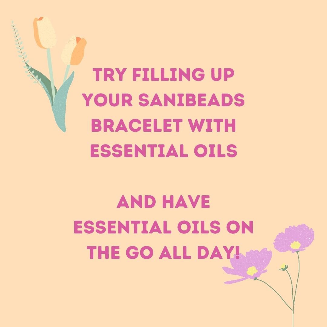 SaniBeads's tweet photo. Sanibeads can be used for more than just hand sanitizer!
 
The bracelets can also serve as a carrier for liquids like essential oils!
 
Try it out today and send us a pic or video of how it goes! 🤍✨ https://t.co/XZ8VsDMf4Q