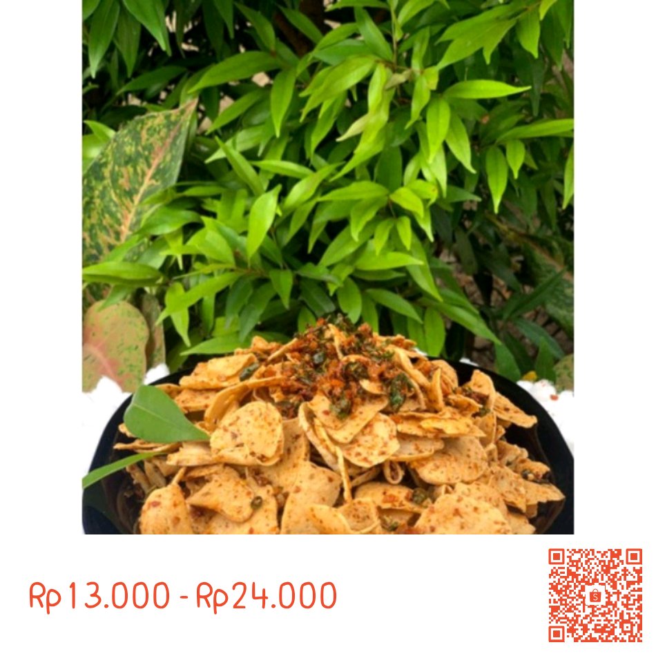 Saya menjual Basreng daun jeruk original/pedas seharga Rp13.000 - Rp24.000. Dapatkan produk ini hanya di Shopee! shope.ee/A9igwsJpoI?sha… #ShopeeID