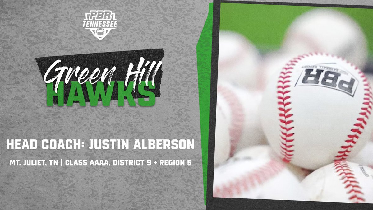 PrepBaseballTN's tweet photo. #TNHSPreview23: 𝐆𝐫𝐞𝐞𝐧 𝐇𝐢𝐥𝐥 𝐇𝐚𝐰𝐤𝐬

⚾️: @G_HillBaseball
👤: @Jalbe32
📋: Class AAAA, District 9 + Region 5
📍: Mt. Juliet, TN

𝐏𝐑𝐄𝐕𝐈𝐄𝐖: https://t.co/JGAekcISyc https://t.co/Fk0GzS6pKJ