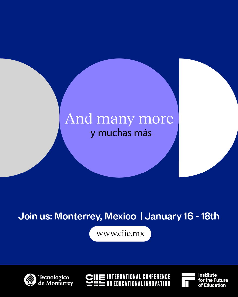 These are only a few personalities that will make #CIIETec an unforgettable edition. Discover the full list of key actors and register at spr.ly/60123TVqk join us from January 16th to January 18th, 2023 #CIIETec