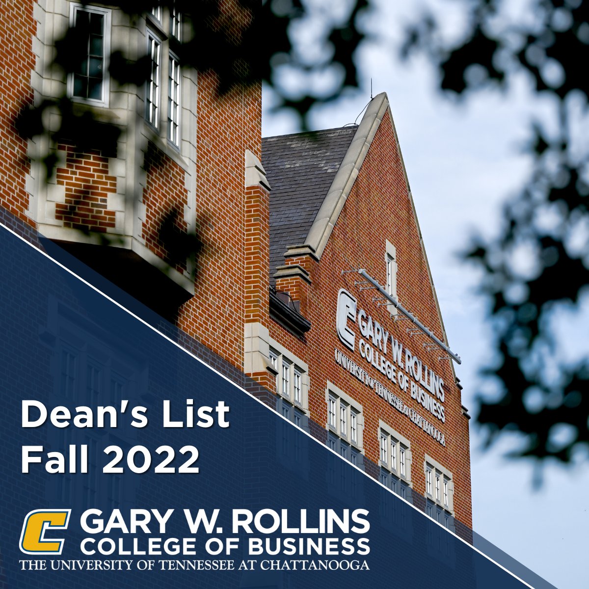 Congratulations to the business students who made the Dean's List for the Fall 2022 semester! 

View the complete Dean's List here: 
utc.edu/gary-w-rollins…