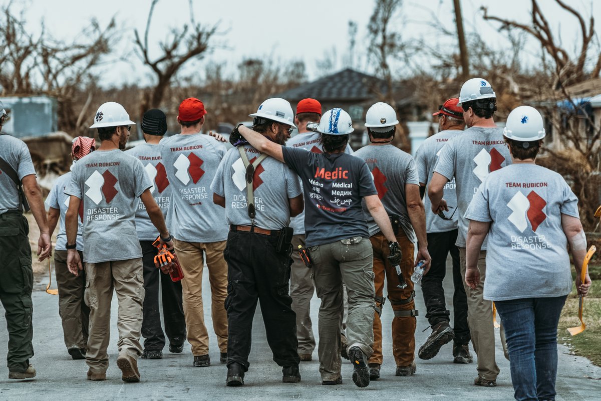 TeamRubicon's tweet photo. Today is GO DAY. A day born from our shared bias for action and a deep commitment to putting service over self. In 2010, when the Haiti Earthquake brought immense human suffering, our founders, a small group of veterans and first responders, made the decision to act. https://t.co/QyDU18QNt4