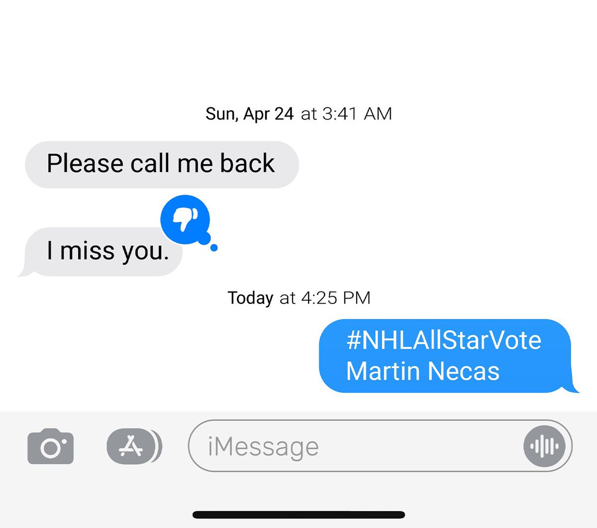 RT #NHLAllStarVote Martin Necas