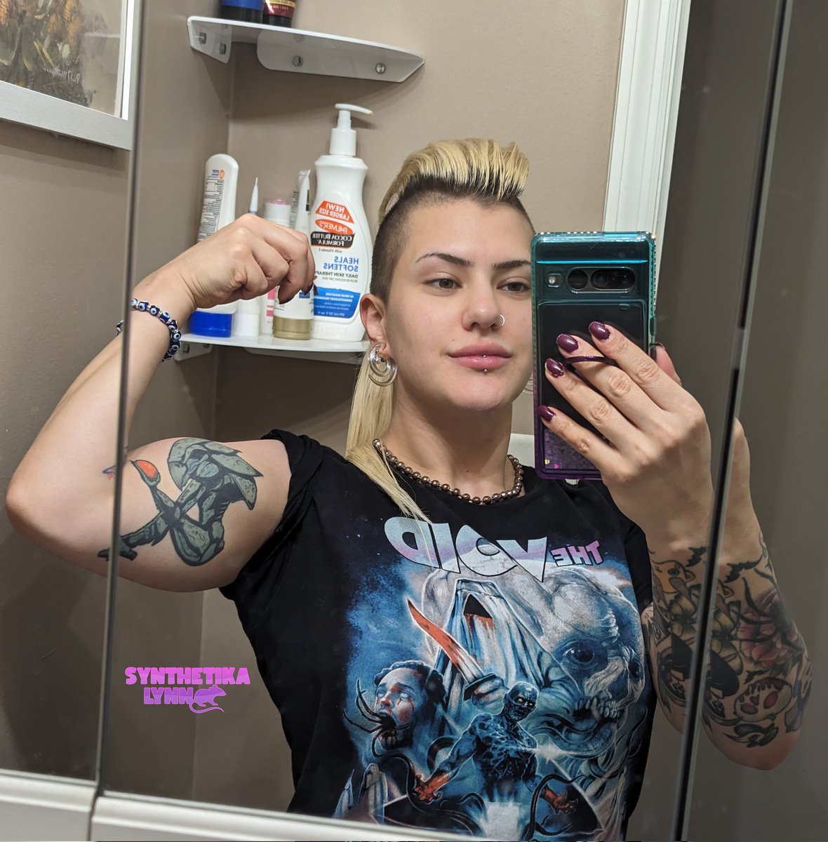 I have a <a href="/VoidMovie/">The ▲ Void - Movie</a> shirt from <a href="/CAVITYCOLORS/">CAVITYCOLORS 🎃</a>. Now I just need a <a href="/PsychoGoreman/">PG</a> shirt and I will be complete.