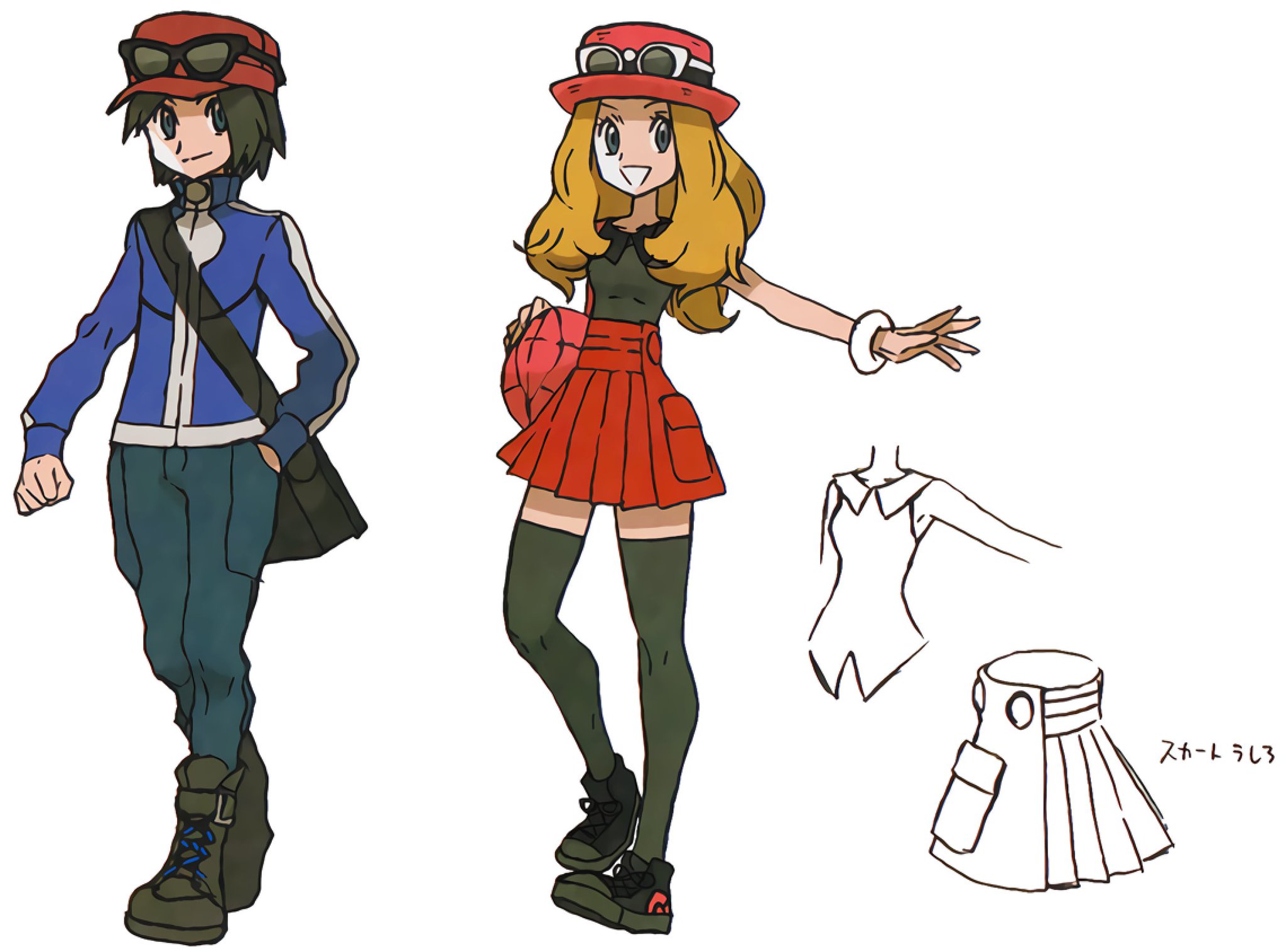 Mixeli on X: Pokémon X and Y - All Concept Art of Starters
