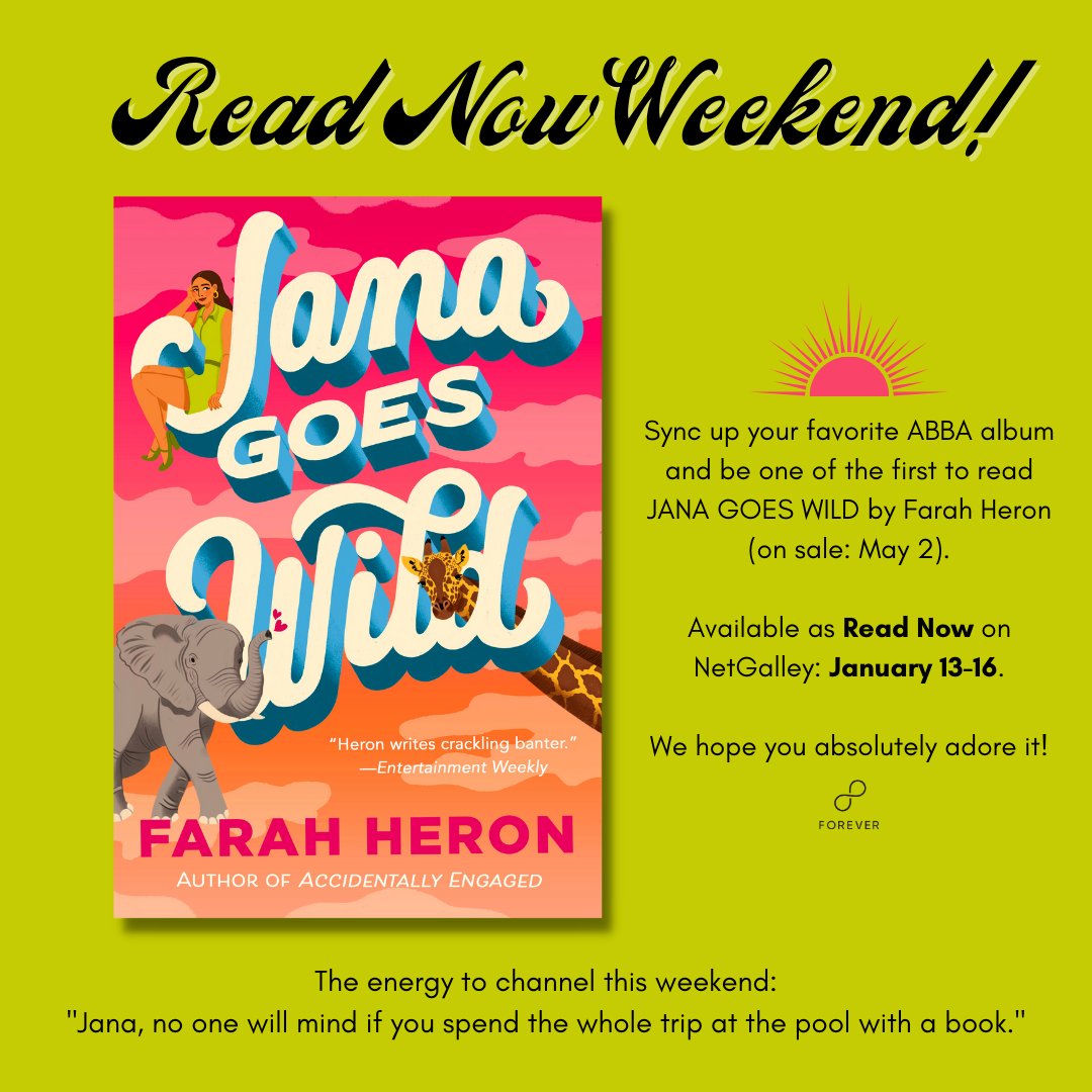 Farah Heron (@farahheron) on Twitter photo NetGalley users... Jana Goes Wild is on Read Now all weekend! NetGalley users... Jana Goes Wild is on Read Now all weekend!