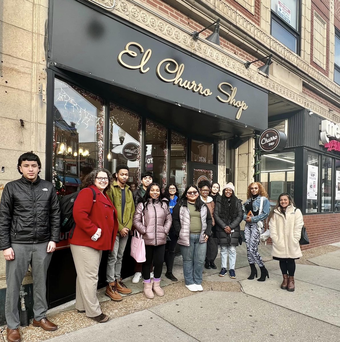 26thStChamber's tweet photo. A stop on the tour included El Churro Shop and heard directly from business owner, Aldo Rios on his journey of becoming a business owner and why he decided to open his business on the 26th street corridor before expanding to any other neighborhood. https://t.co/W9NbtHTH31