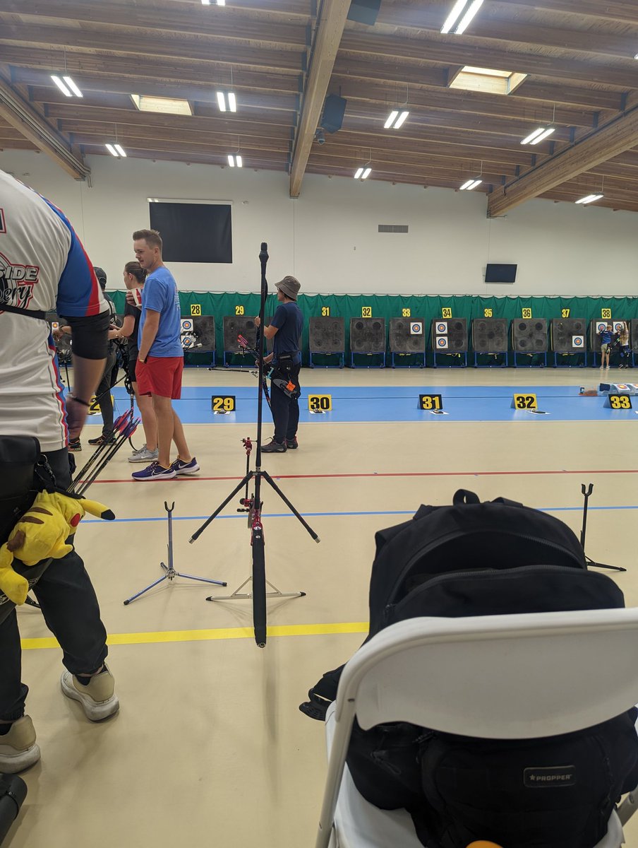 So I guess we're doing this again now... #archery #usaarchery #indoornationals #olympicrecurve