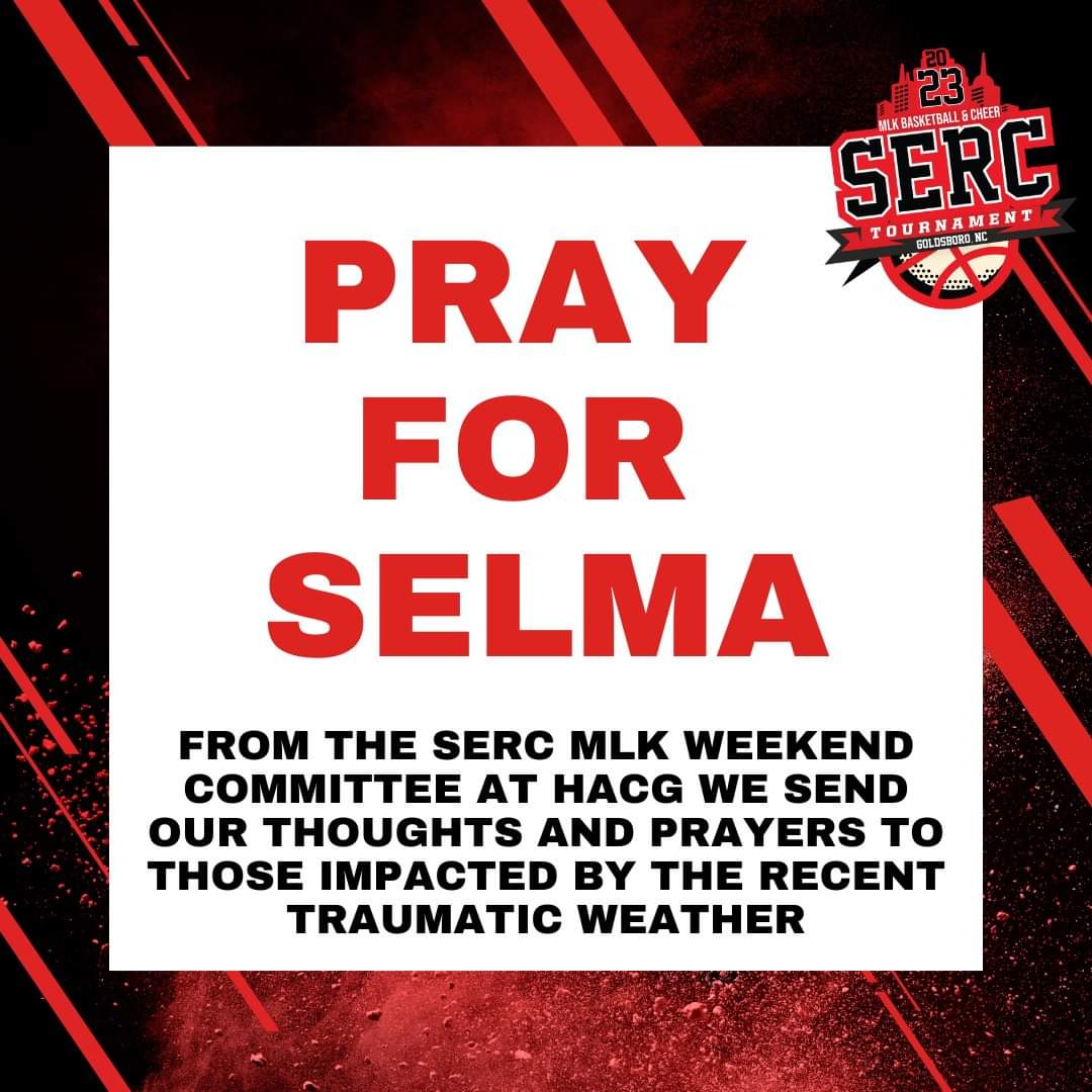 SERCMLKWeekend's tweet photo. From the SERC MLK Weekend Committee at HACG, we send our thoughts and prayers to those impacted by the recent traumatic weather.
#SelmaAL #SERCMLLWeekend https://t.co/x0f3SoVlsb