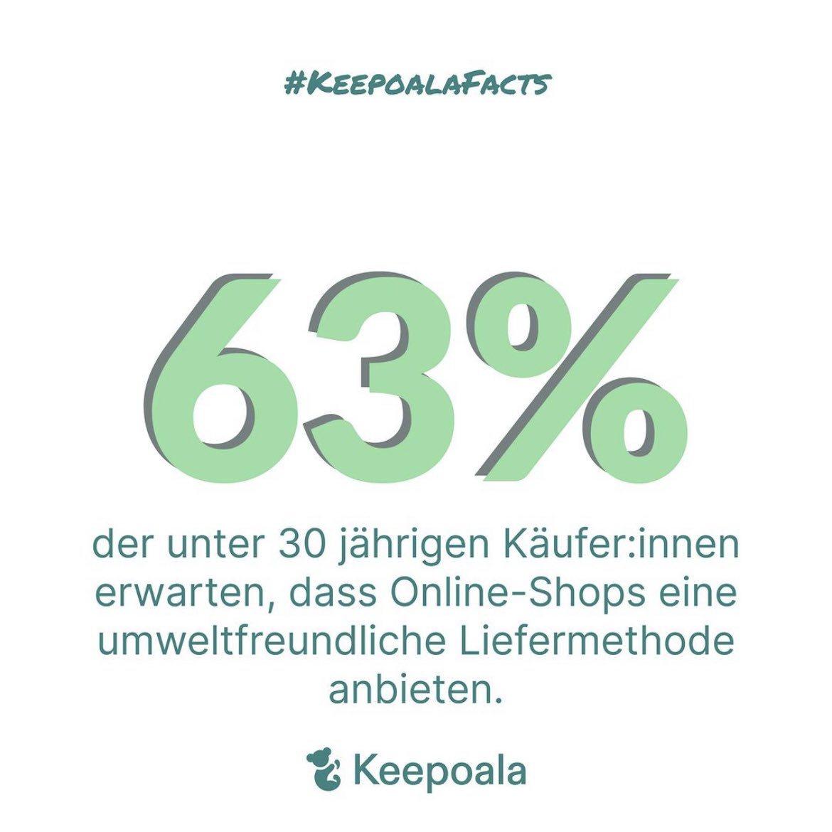 Keepoala (@keepoala) on Twitter photo It's #factsfriday! 🐨🌱
Quelle: e-commerce magazin
#startup #keepoala #ecommerce #onlineshopping #genz #fairfashion #endfastfashion #nachhaltigkeit #sustainable #retouren #returns #retourenvermeiden #thereisnoplanetb #gutschein #voucher It's #factsfriday! 🐨🌱
Quelle: e-commerce magazin
#startup #keepoala #ecommerce #onlineshopping #genz #fairfashion #endfastfashion #nachhaltigkeit #sustainable #retouren #returns #retourenvermeiden #thereisnoplanetb #gutschein #voucher