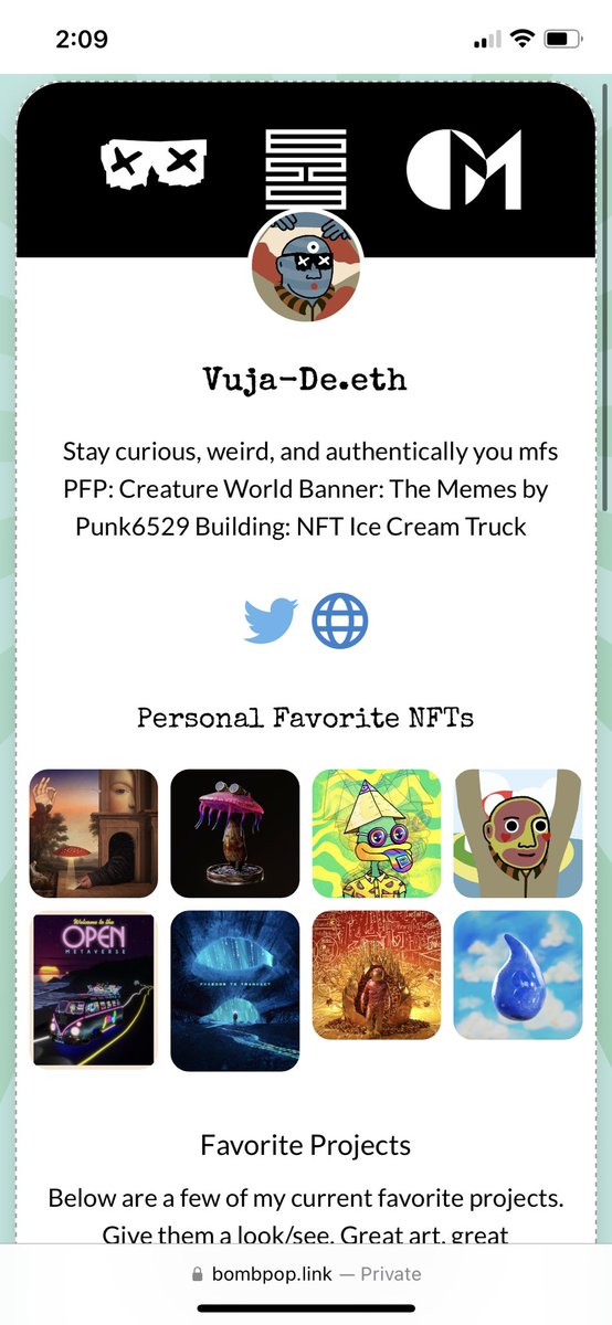 ibuildcoolshit's tweet image. Wat Dis? 🤔 BETA is live, all that have links can drop in the bio! If u need one DM! 🍦🚀💣💥

You can make it look custom with a simple drag and drop interface. Get rid of the linktree and add Web3 value!! 📈📈 @nfticecreamtrck @LifesAJoke_NFT @copperstoneband  #nfts #biolink