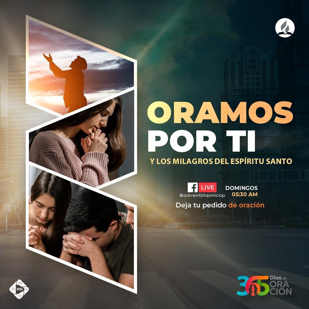 En medio de las dificultades y desafíos que se nos presentan, tenemos una certeza: ¡Dios está al control de todo!
Deja tu pedido en los comentarios. Queremos orar por ti ☺️

🔴LIVE ESPECIAL DE ORACIÓN: Domingo a partir de 5:30 am. a través de @AdventistasMiCOP
#365DíasDeOración
