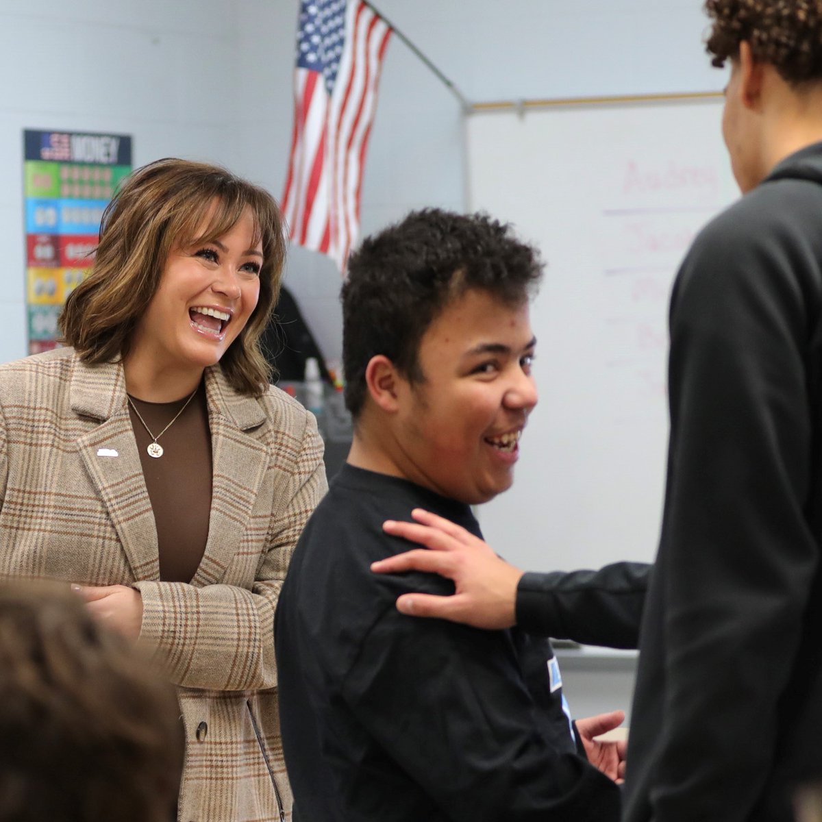 My favorite part about being Lieutenant Governor of our great commonwealth is meeting with Kentucky students. Today I was honored to visit Martha Layne Collins High School in Shelbyville to talk to students about ways to get involved in the community and be good citizens.