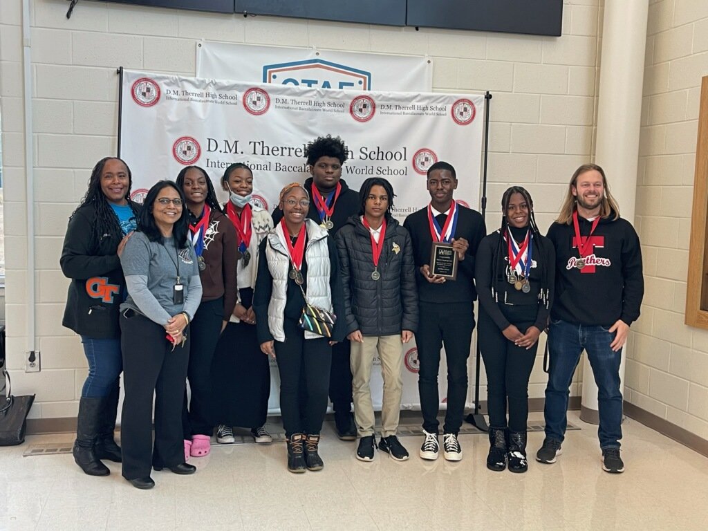 Congratulations, <a href="/APSTherrell/">D. M. Therrell High School</a> 3rd Place Regional Academic Decathlon winners! <a href="/DrLisaHerring/">Dr. Lisa N. Herring</a> <a href="/Selenaflorence/">Selena Florence, Ed. D.</a> <a href="/CroomsTiauna1/">Tiauna Crooms</a> <a href="/apsupdate/">ATL Public Schools</a> <a href="/APS_Gifted/">Gifted and Talented Education</a>