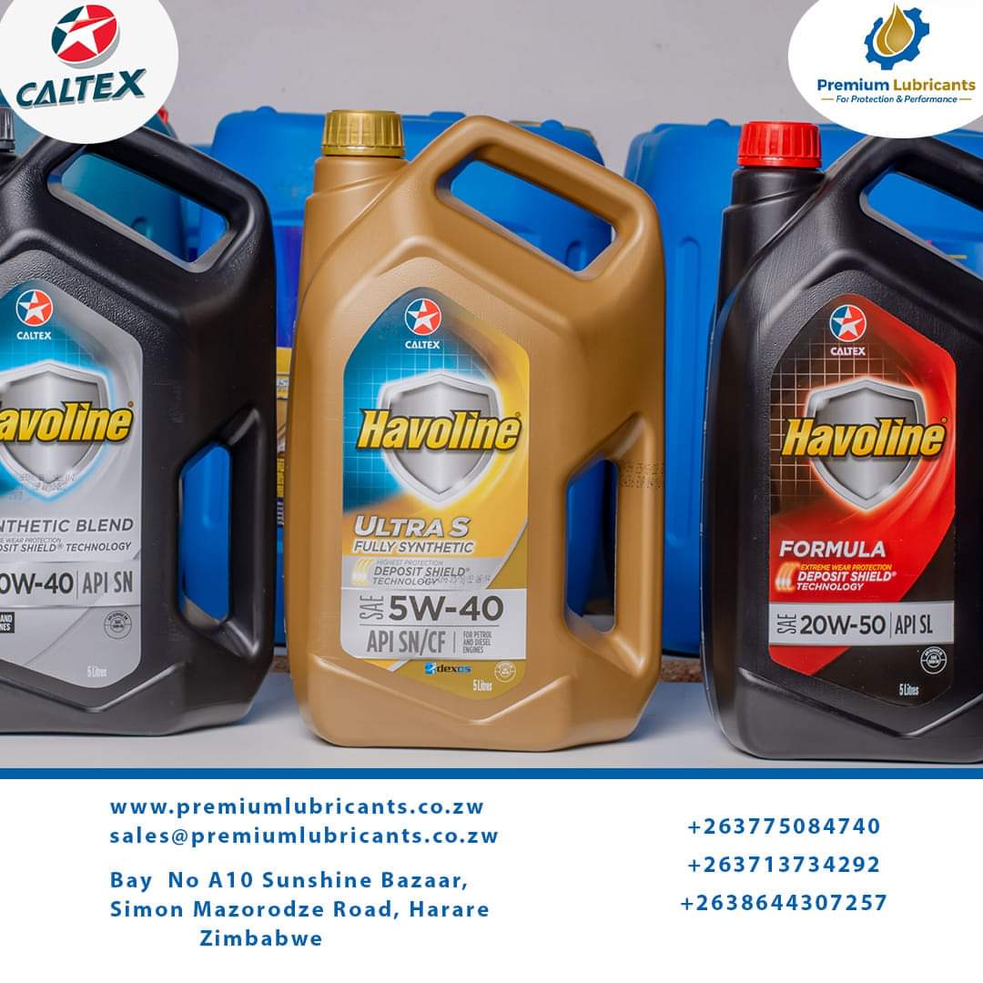Looking for high performance, genuine and reliable petrol engine lubricants?
Premium Caltex Lubricants' Havoline ensures that you get to enjoy your drive to the best without having to think twice on any engine problem. +263 775 084740 
#Caltex #Havoline #DepositShieldTechnology