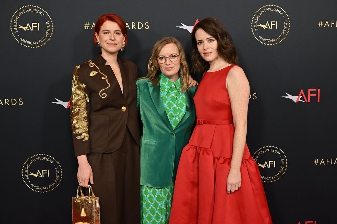 Jessie at the AFI Luncheon in LA ❤️

#JessieBuckley #AFIAwards
#stylist #makeup #haircolor #hair #withVirtue #ClaireFoy #SarahPolley