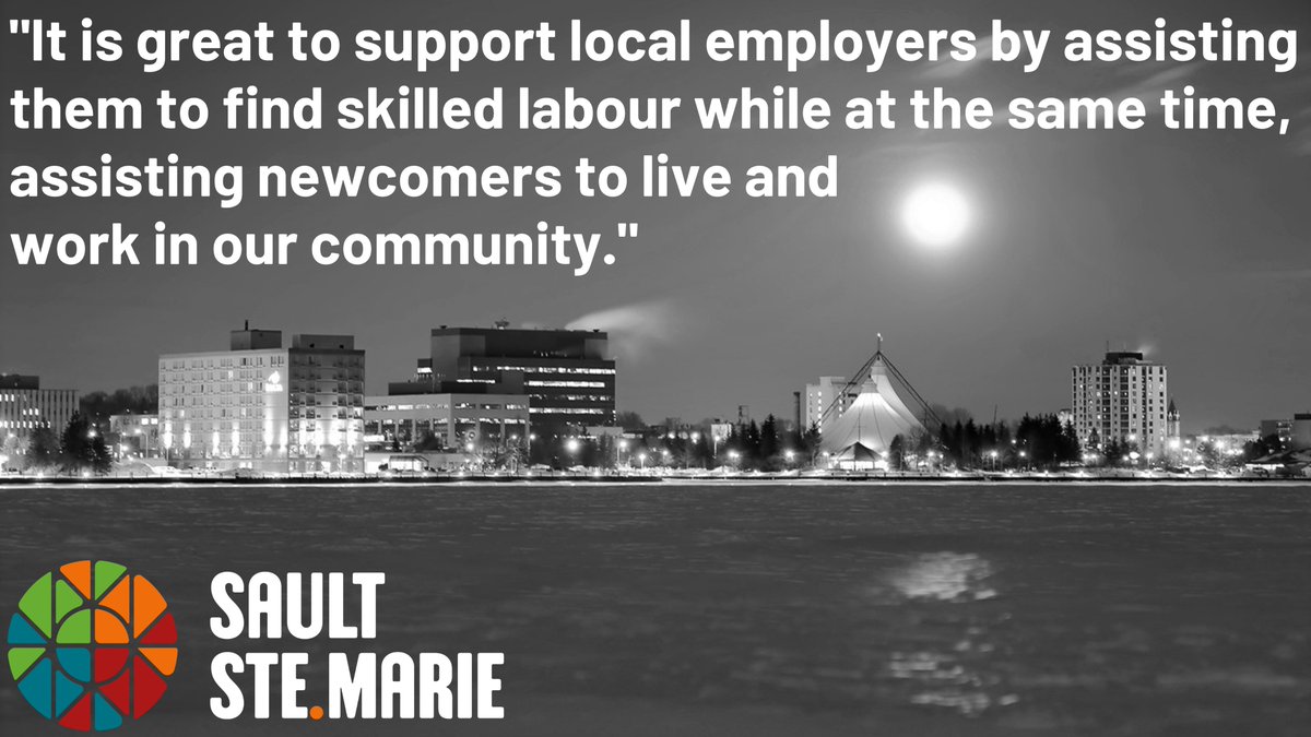 CitySSM's tweet image. Candidates approved through the Rural and Northern Immigration Pilot successfully secured full-time positions with 137 local businesses and organizations in the past year, including employers such as @Tenaris, @JDAeroTechnical and Soo Foundry. Learn more: saultstemarie.ca/rnip