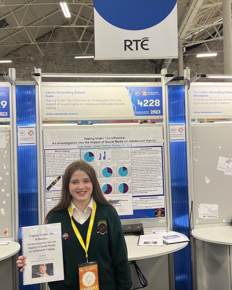 Leia_faith (@leiafaith2) on Twitter photo I am so delighted to win the <a href="/hrbireland/">HealthResearchBoard</a> special award and first in the individual intermediate social and behavioural sciences category at #BTYSTE2023 #BTYSTE <a href="/BTYSTE/">BT Young Scientist</a> I am so delighted to win the <a href="/hrbireland/">HealthResearchBoard</a> special award and first in the individual intermediate social and behavioural sciences category at #BTYSTE2023 #BTYSTE <a href="/BTYSTE/">BT Young Scientist</a>