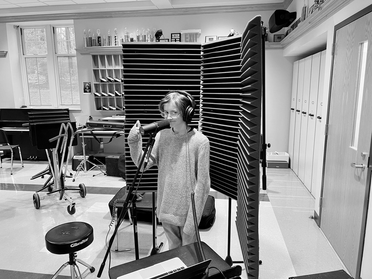 Collin jumped in the WH studio to record Drums, Bass, Guitar &amp; Vocals today! Who has at least one thumb and can play every instrument known to man? (That guy) #WHartistcollective <a href="/WHPantherUpdate/">WHtv</a>