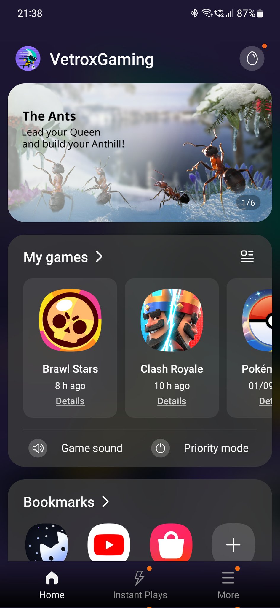 Instant Gaming for Android - Download the APK from Uptodown