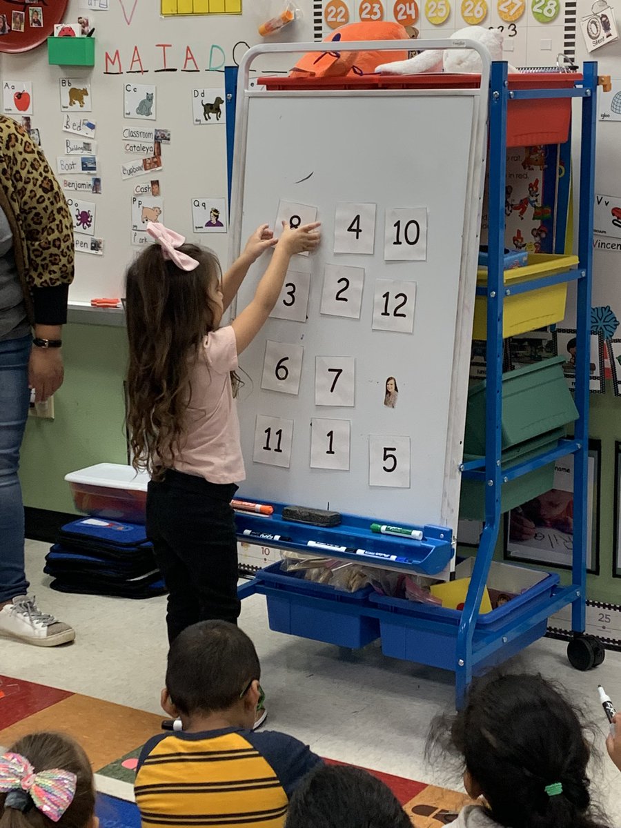 lasirena73's tweet image. Mighty Matadors in Mrs. Ramirez’s class were practicing number recognition, writing numbers, and using movement to internalize their learning. #MathematiciansAtWork #MakingLearningFun @SeguinISD @Ball_ECC