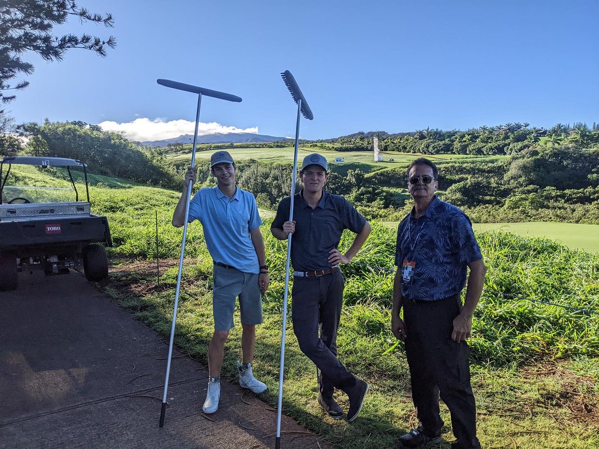 Thanks <a href="/GolfatKapalua/">Kapalua Golf</a>  <a href="/Troon/">Troon</a> and their agronomist for the opportunity to come to Maui and help out with the @Sentry_TOC.