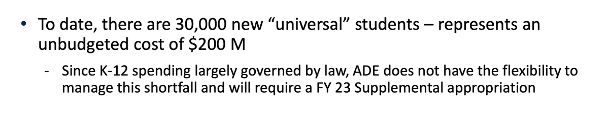 Today's JLBC report shows the state's revenue surplus has disappeared. $2 billion in tax cuts for the rich and using tax dollars to subsidize private school education will do that.
