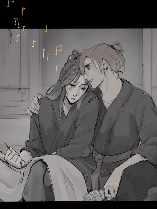 Day 13 - Lullaby for #FQMonth23 with a little Book 4 for flavor :`) 
