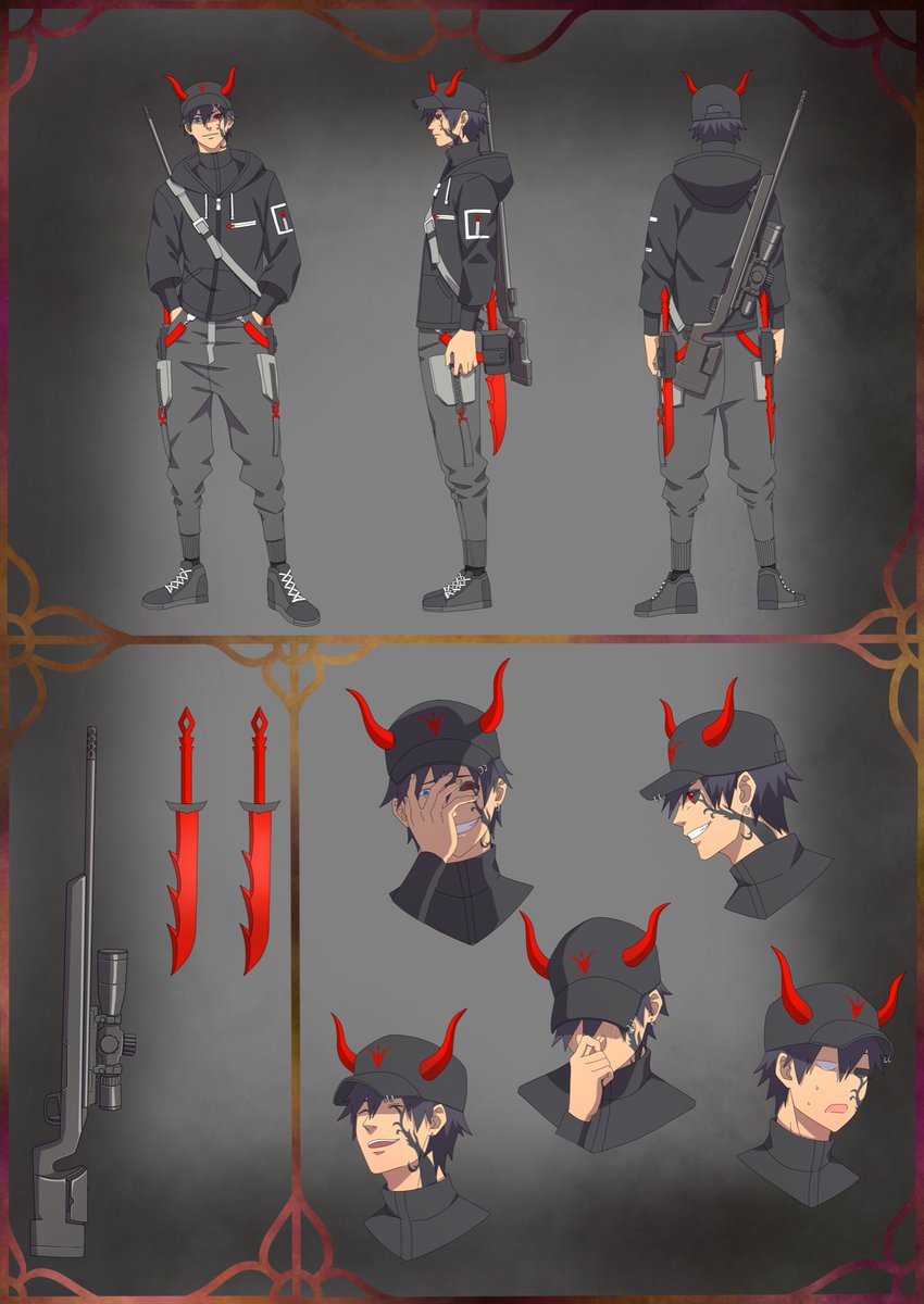 AtlasVT_'s tweet image. #Vtuber #VtuberUprisings #ENVtubers 
The name is Atlas 🌹 I'm a demon assassin residing in the human realm😈

I enjoy streaming games, doing some doodling, and just all around being goofy❤️

Check out my twitch link below😋