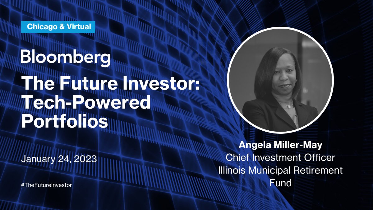 markets: RT @BloombergLive: Don’t miss @business’ @isiscarol14’s conversation on the mindset of the next generation investor with the Illinois Municipal Retirement Fund’s Angela Miller-May at #TheFutureInvestor on 1/24.  bloom.bg/3VLKurB