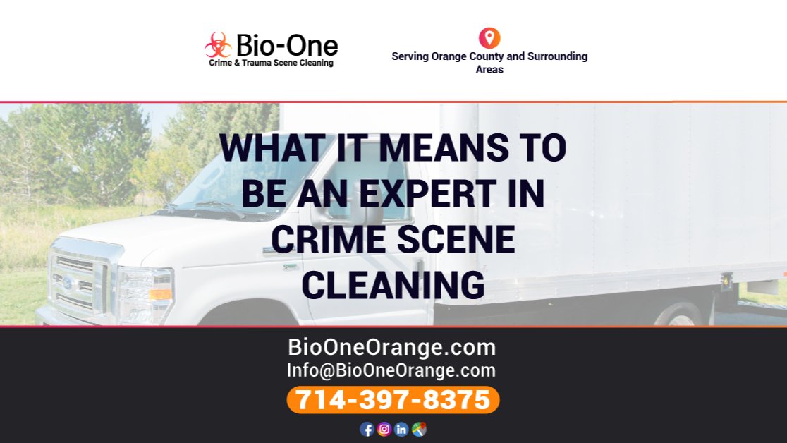 BioOneOrange's tweet image. Bio-One of Orange's remediation technicians are experts in crime scene cleaning, a job that requires specialized training and personal protective equipment!

📰 Our latest blog: loom.ly/P_YEQOk

#bioone #orange #blog #damagerestoration #crimescenecleaning