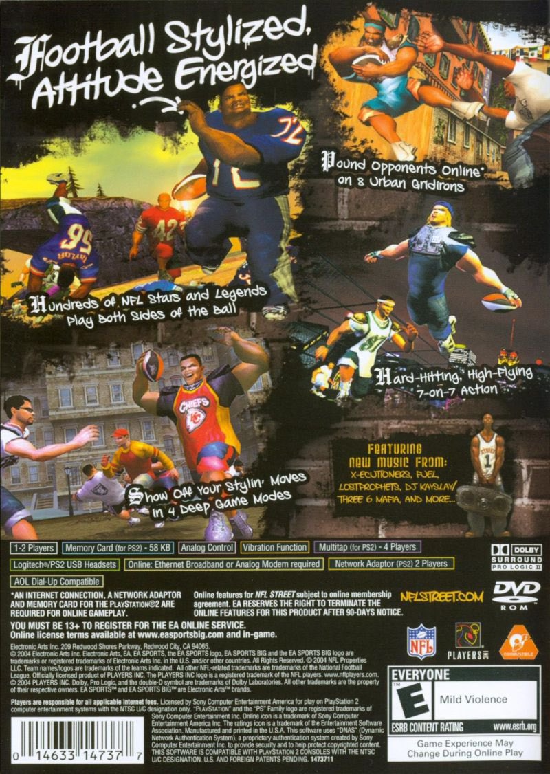 On this day in 2004, “NFL Street” was released on PS2 for $49.99

7 on 7 games to 36 points along with a dope soundtrack and NFL Legends,
18 years later NFL Street is still consider by many as one for the best Football games ever created

Did you enjoy this game growing up?