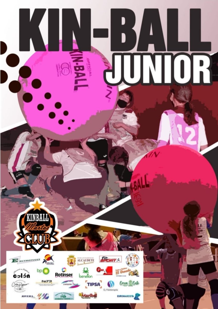 Kinballmartos21's tweet photo. Mañana nos vamos de campeonato Nacional Junior. 5 equipos del club acudirán a Alcaudete para participar en el I Torneo Nacional de Kin-ball "Ciudad de Alcaudete" ¡No te lo pierdas!  Lugar: Pabellón Enrique Manuel Aranda Ávalos. https://t.co/IFeEWnsEFR