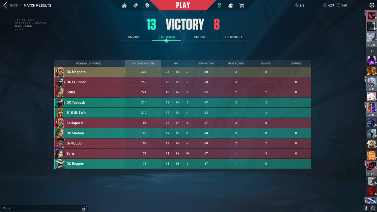 Won against <a href="/3bl_esports/">3BL Galaxy Esports</a> in Odyssey Warpros Vol.8
GGS
qualified to the grandfinals
w/ <a href="/Reaper__val/">Reaper</a> <a href="/Slt3Wn/">Slt3Wn</a> @Tarbosh1x <a href="/zo3b00l/">shehab🇵🇸</a>