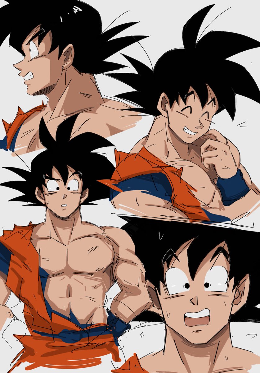 gokutrash's tweet photo. Goku studies ✍🏼 https://t.co/YQrO0LCHlV